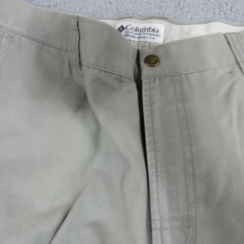 Columbia Mens ROC Pant Sage Green Rugged‎ Outdoor Chino AM8142-365 34x27